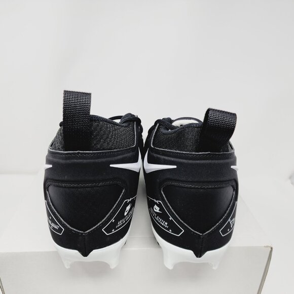Nike Alpha Menace Pro 3 Mid Men's Size 11 Black Football Cleats CT6649-001 - Picture 7 of 10